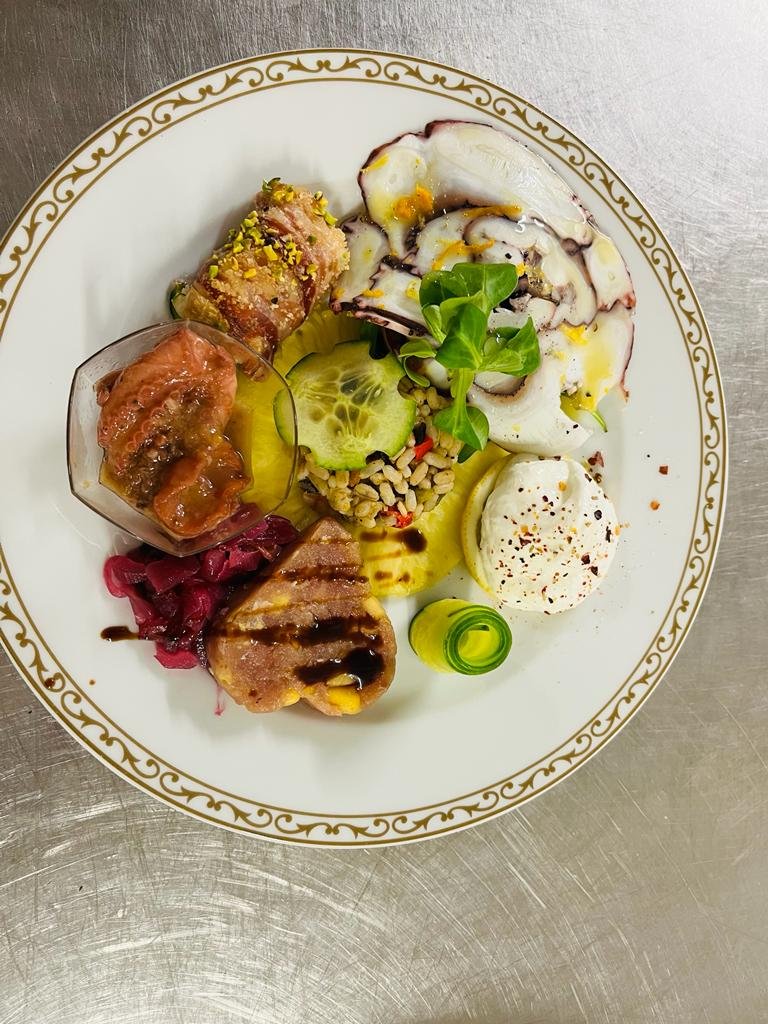 Antipasto del Ristorante La Pergamena